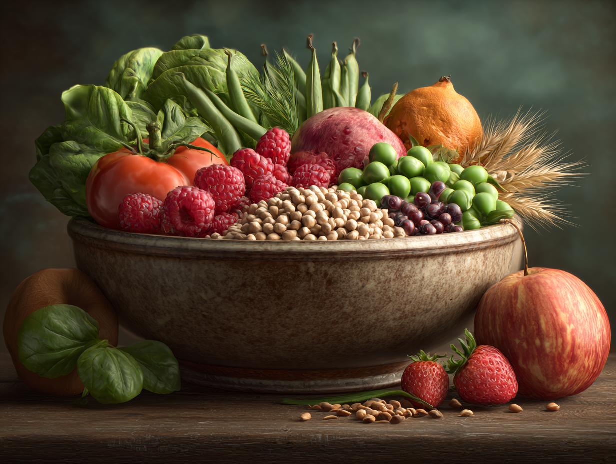 Tálalt egészséges étel